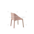 Faux leather pink Manta chairs